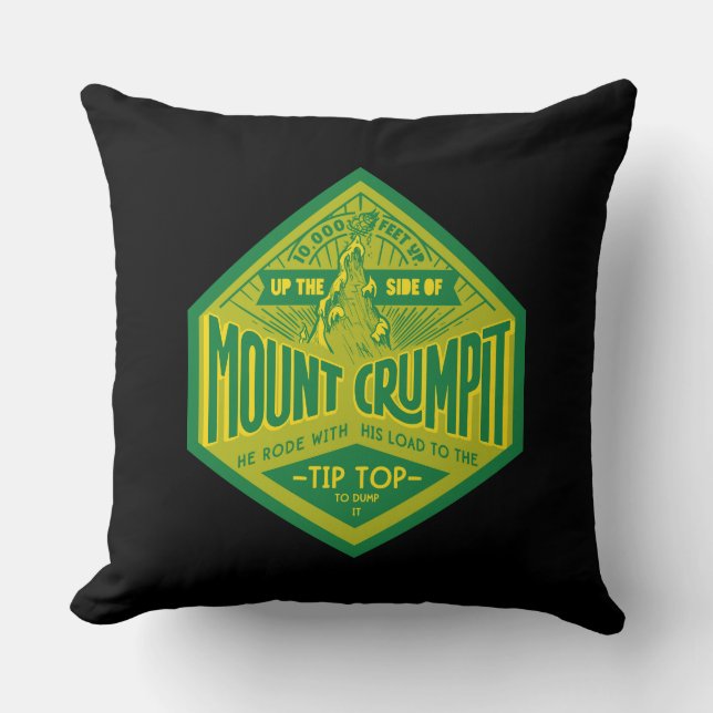Coussin Grinch | Mont Crumpit (Recto)