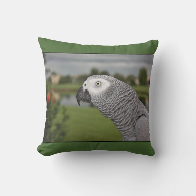 Coussin Gris africain Lakeside (Recto)