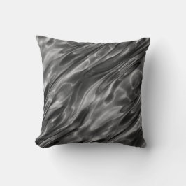 Coussin Gris blanc et noir Conception abstraite moderne