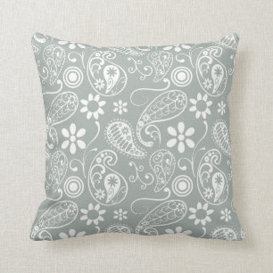 Coussin Gris cendré ; Granulé gris