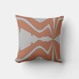 Coussin Gris clair Gras Gras Large Sound Wave Design sur l