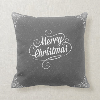 Coussin gris de Milou de Joyeux Noël