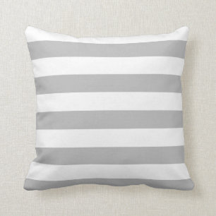 Coussin Gris et blanc