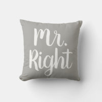 Gris et blanc M. Right Mari/Petit ami