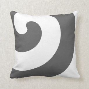 Coussin Gris et blanc magnifiques