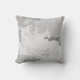 Coussin Gris et blanc Scène artistique Abstraite nature
