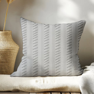 Coussin Gris Gris Moderne Stripes Boho