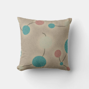 Coussin Gris rétrospectif pointillé