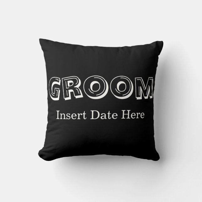 Coussin Groom | MARIAGE (Recto)