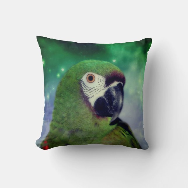 Coussin Gros Parrot Macaw (Recto)