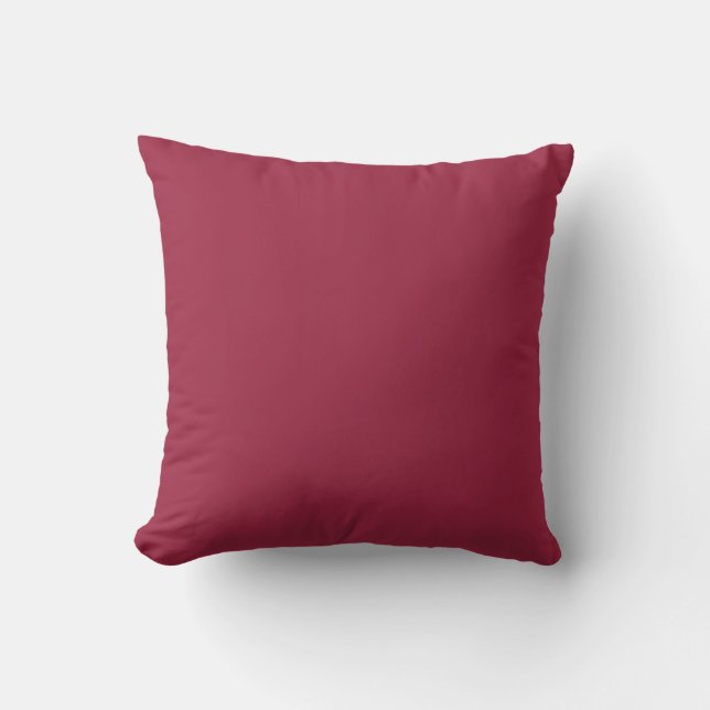 Coussin Grosse trempette o’ruby (couleur solide) (Recto)