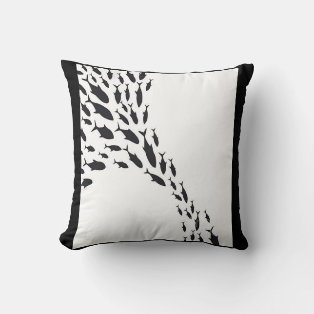 Coussin Groupe de requins Motifs de l'école de poissons de (Recto)