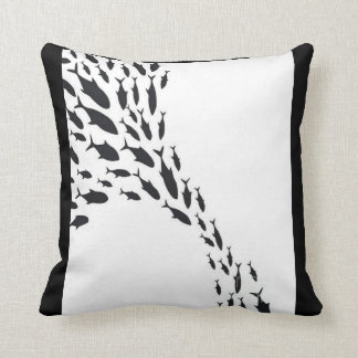 Coussin Groupe de requins Motifs de l'école de poissons de