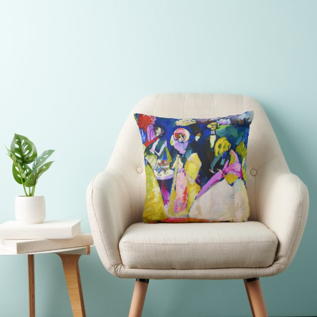 Coussin Groupe en Crinolines par Wassily Kandinsky (Chaise)