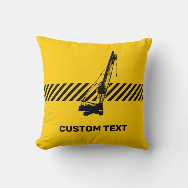 Coussin Grue de construction (Recto)
