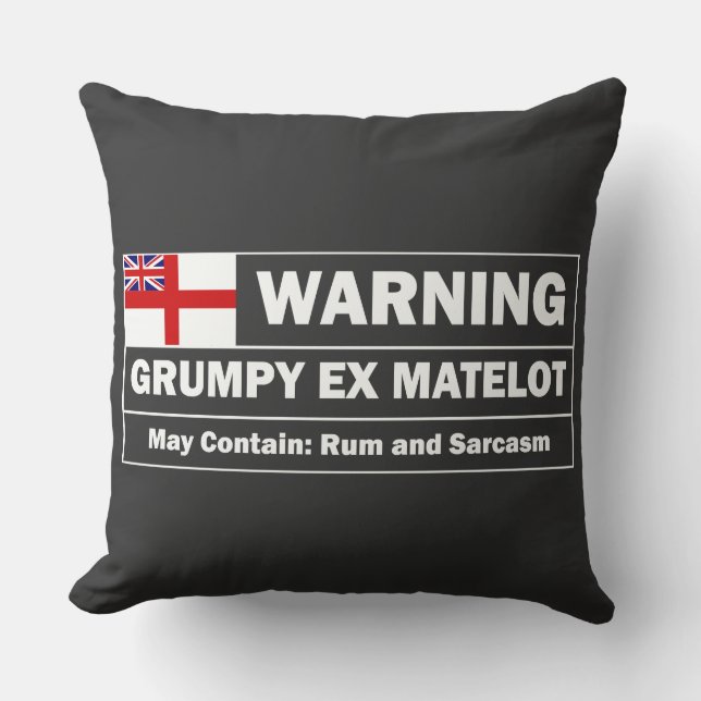 Coussin Grumpy ex Matelot (Recto)