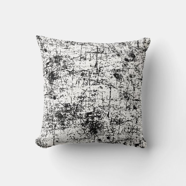 Coussin Grunge blanc (Recto)