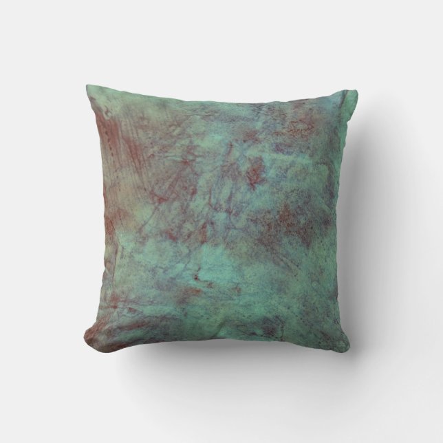Coussin Grunge texturé en cuivre (Recto)