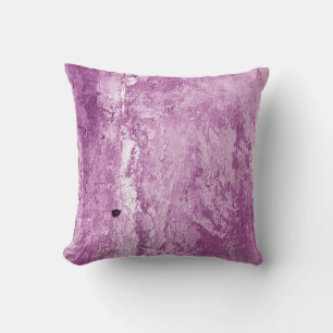 Coussin Grungy texture murale en violet. Résumé