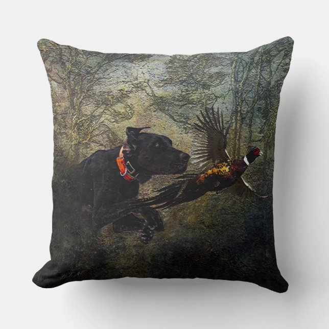 Coussin GSP, Chasse faisan (Recto)