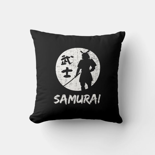 Coussin Guerrier Samouraï  (Recto)