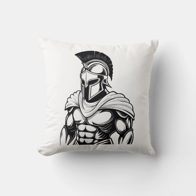 Coussin guerrier spartiate (Recto)