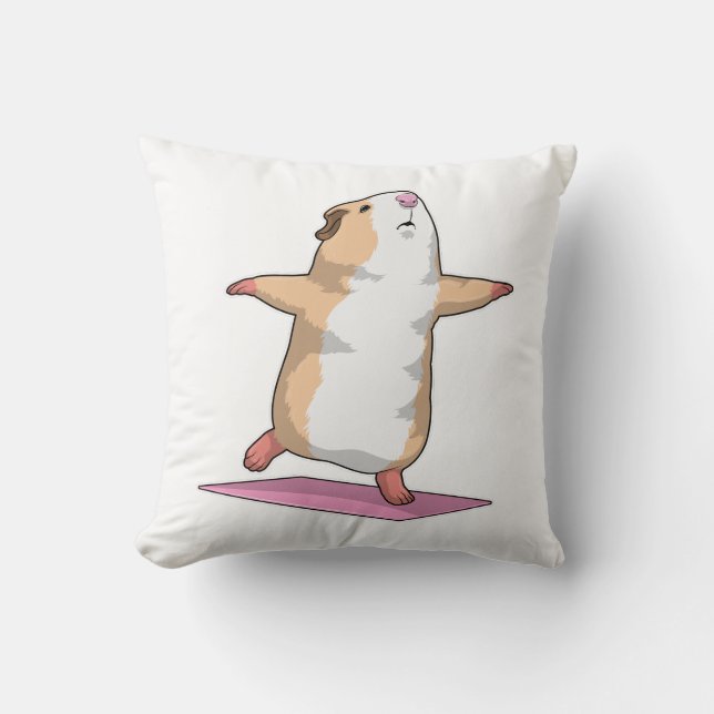 Coussin Guinéen Cochon Yoga Méditation Fitness (Recto)