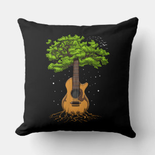 Coussin Guitare Acoustique Arbre De Vie