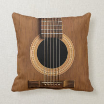 Guitare acoustique en bois chaude