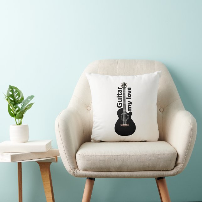Coussin Guitare My Love Guitar (Chaise)