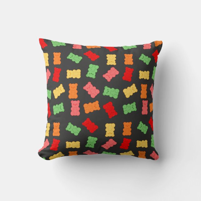 Coussin Gummy Bear Pattern (Recto)