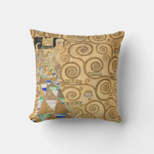 Coussin Gustav Klimt - Expectation, Stoclet Frieze