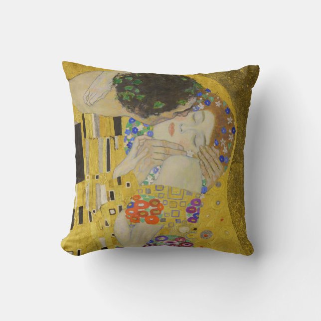 Coussin Gustav Klimt - Le baiser (Recto)