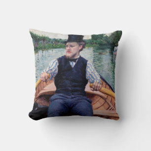 Coussin Gustave Caillebotte - Partie de bateau