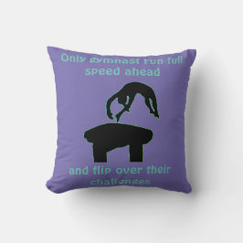 Coussin Gymnaste personnalisée Vault Message Gymnastique