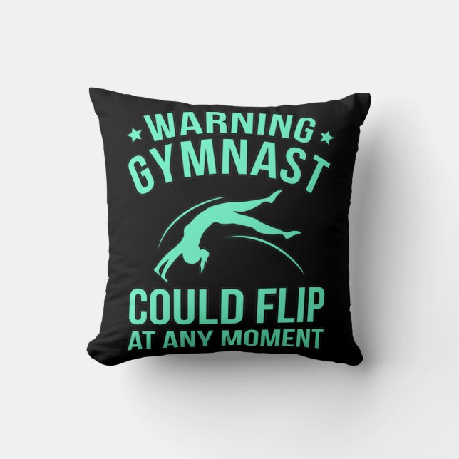 Coussin Gymnaste Pourrait Retourner Gymnastique Gymnastiqu (Recto)