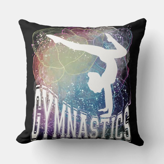 Coussin Gymnastique Poitrine Fille Aquarelle (Recto)