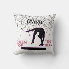 Coussin Gymnastique Queen of the Beam Silver Stars