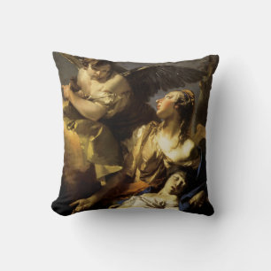 Coussin Hagar et Ismael dans le désert