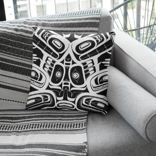Coussin Haida Eagle Thunderbird (Nord-Ouest de la Colombie
