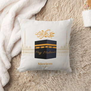 Coussin Hajj Mabrour personnalisé Kaaba I personnalisée