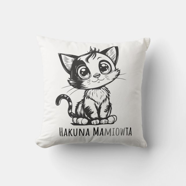 Coussin Hakuna Mamiovta (Recto)