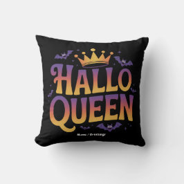 Coussin Halloqueen chauve femmes costume Couronne Votre Éf
