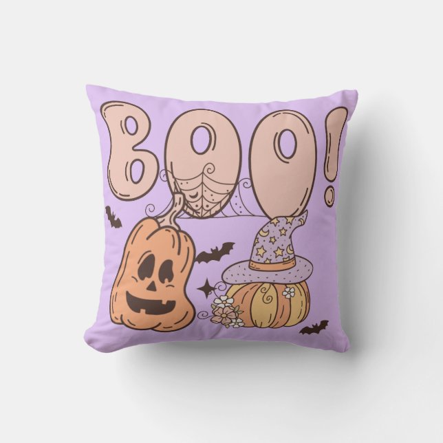 Coussin Halloween Boo (Recto)