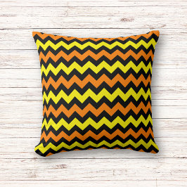 Coussin Halloween Chevron Motif