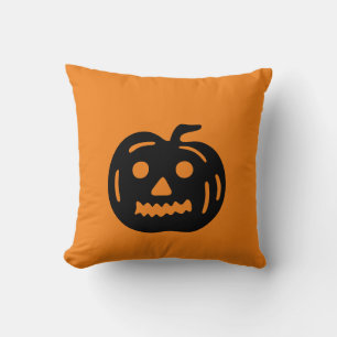 Coussin Halloween citrouille