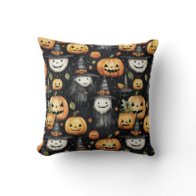 Halloween citrouilles et monstres
