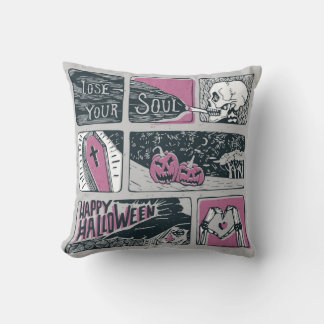 Coussin Halloween de bande dessinée : Illustration amusant