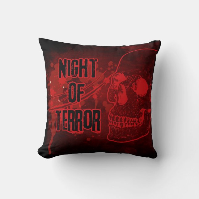 Coussin Halloween de la terreur (Recto)