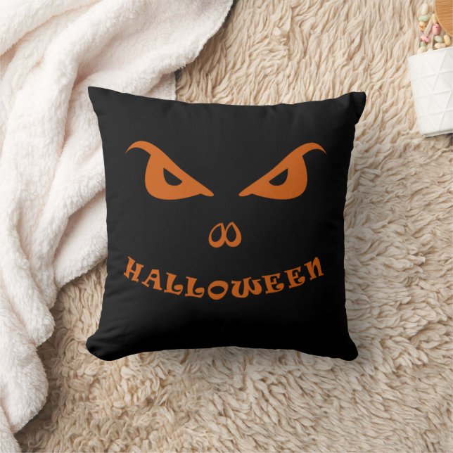 Coussin Halloween éffrayant effrayant visage (Couverture)